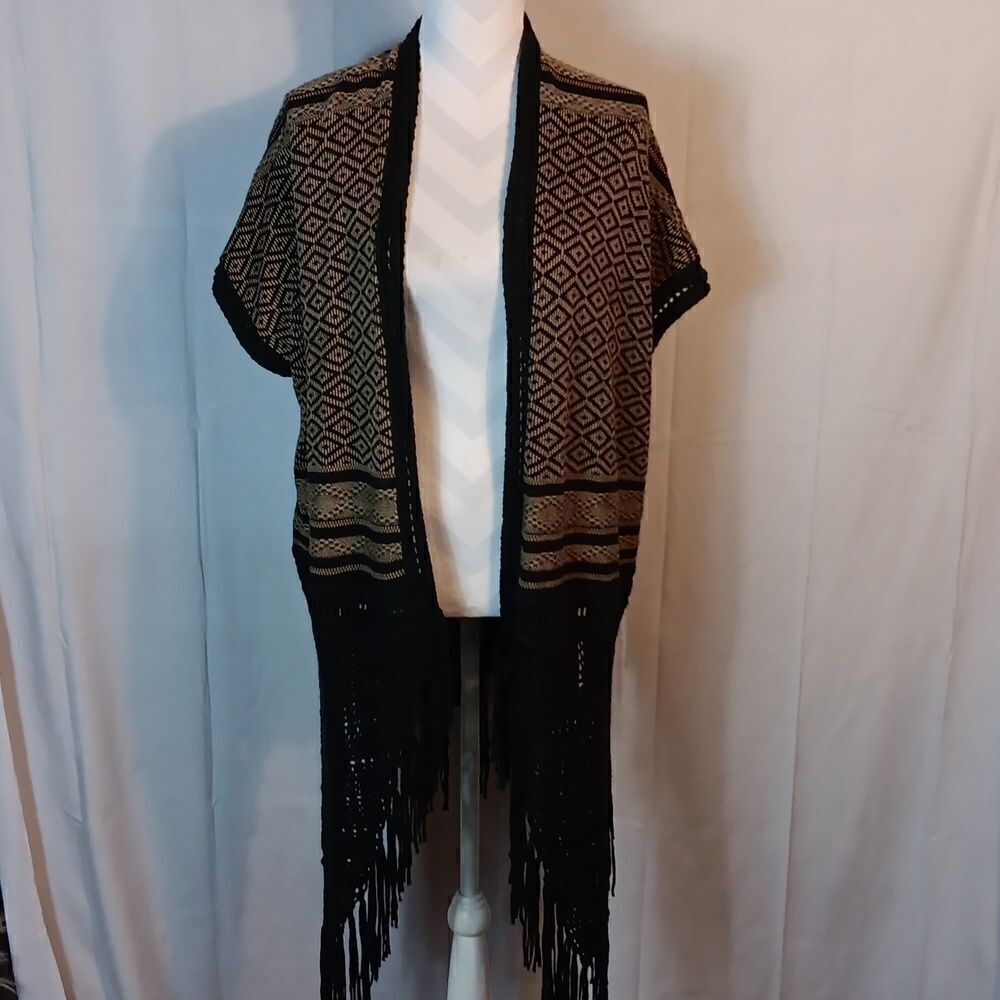 Blu Pepper Open Front Cardigan Sweater - Picture 6 of 6